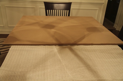 2 MDF sheet on table