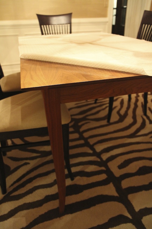 Shot of table pad