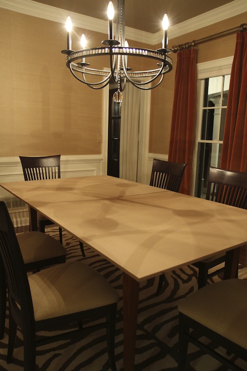 Table with mdf top