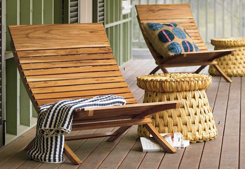 Viva Terra teak chairs
