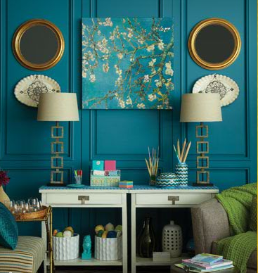 Turquoise Home Goods room