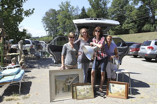 NC posing with our goods