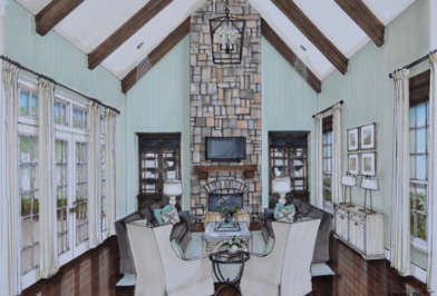 1 Balas Full Service Interior Design Rendering